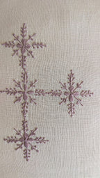 Blush Pink Cotton Chikankari Cushion Cover- 18x18 inches